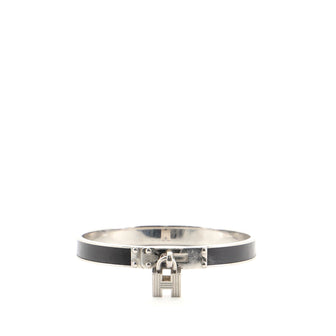 Hermes Kelly Lock Cadena Bracelet Metal and Leather