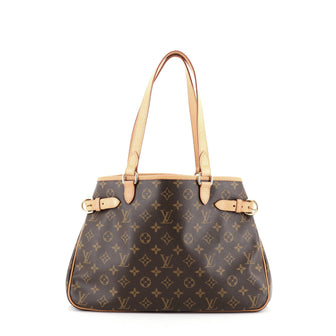 Louis Vuitton Batignolles Handbag Monogram Canvas Horizontal