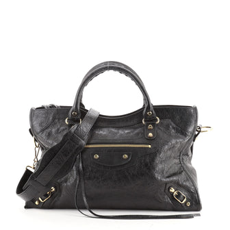 Balenciaga City Classic Studs Bag Leather Medium