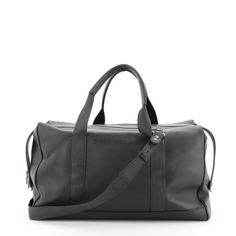 Balenciaga Logo Duffle Bag Leather Large
