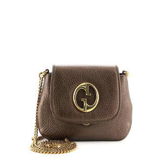 Gucci 1973 Chain Shoulder Bag Leather Small