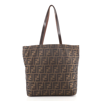 Fendi Vintage Open Tote Zucca Canvas Small
