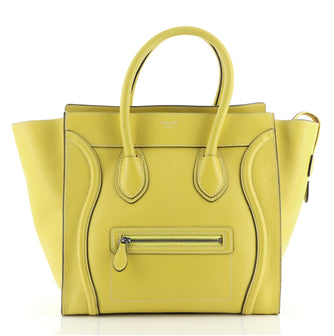 Celine Luggage Bag Grainy Leather Mini