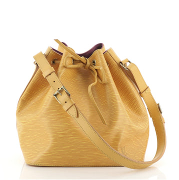 Louis Vuitton Petit Noe Handbag Epi Leather