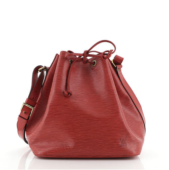 Louis Vuitton Petit Noe Handbag Epi Leather