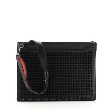 Christian Louboutin Skypouch Crossbody Studded Leather