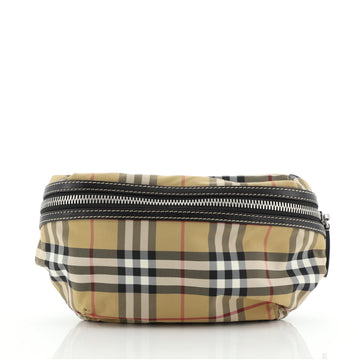 Burberry Bum Bag Vintage Check Nylon Medium