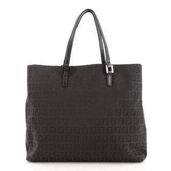Fendi Vintage Zip Tote Zucchino Canvas Medium