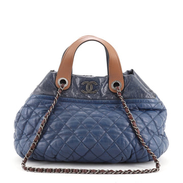 Chanel In The Mix Tote Quilted Iridescent Calfskin Medium