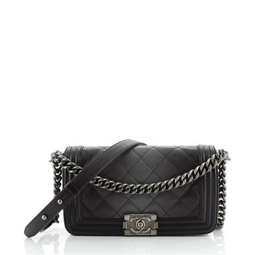 Chanel Boy Flap Bag Quilted Ombre Calfskin Old Medium