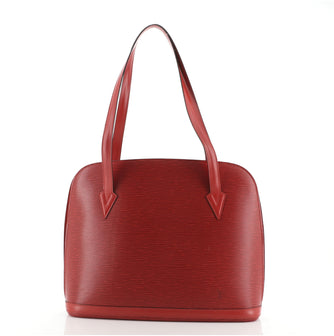Louis Vuitton Lussac Handbag Epi Leather