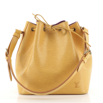 Louis Vuitton Petit Noe Handbag Epi Leather