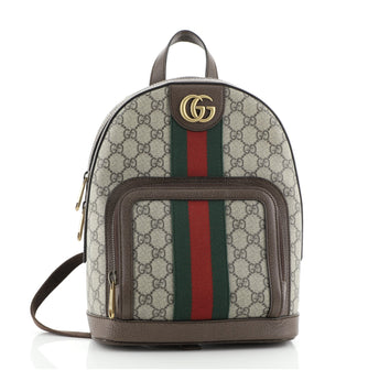 Gucci Ophidia Backpack GG Coated Canvas Small