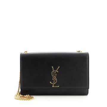 Saint Laurent Classic Monogram Crossbody Bag Grainy Leather Medium