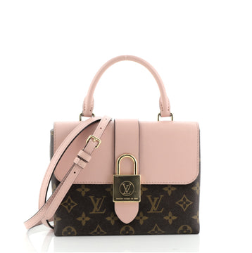 Louis Vuitton Locky Handbag Monogram Canvas with Leather BB