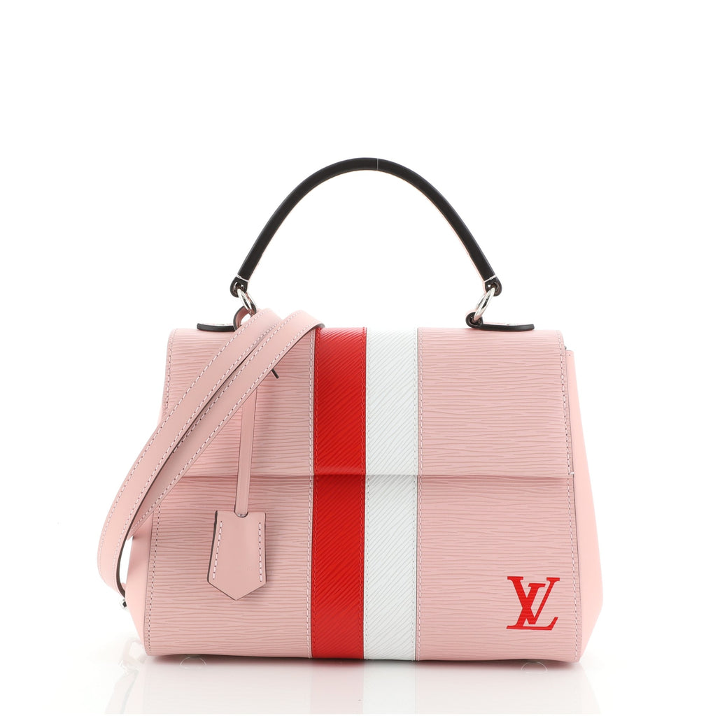 Louis Vuitton Cluny Top Handle Limited Edition Stripes Epi Leather