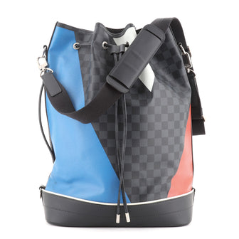 Louis Vuitton Noe Marin Handbag Regatta Damier Cobalt