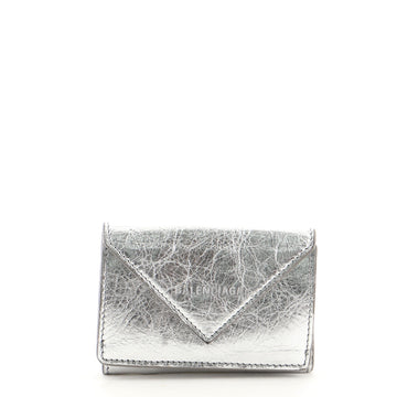 Balenciaga Papier Flap Wallet Leather Mini