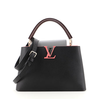 Louis Vuitton Tricolor Capucines Leather PM