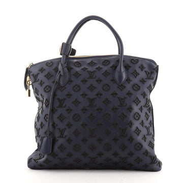 Louis Vuitton Lockit Handbag Limited Edition Monogram Addiction Rubber Vertical