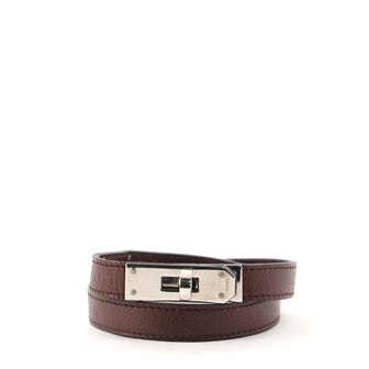 Hermes Kelly Double Tour Bracelet Leather