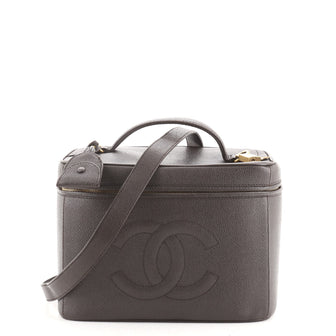 Chanel Vintage Vanity Case Caviar Medium