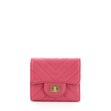 Chanel Reissue Compact Wallet Chevron Sheepskin