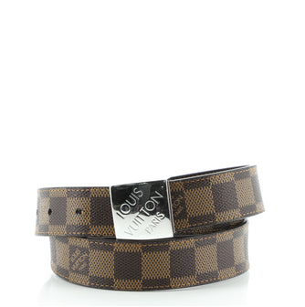 Louis Vuitton Logo Belt Damier