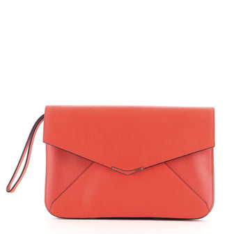 Fendi 2Jours Clutch Leather Large