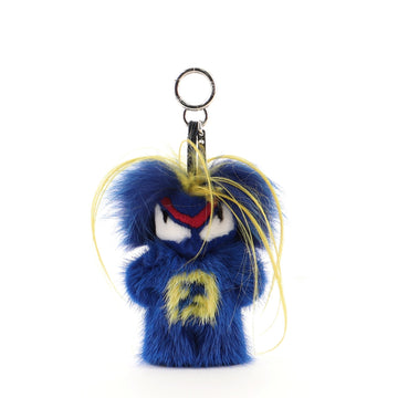 Fendi Rumi Bug-kun Bag Charm Fur