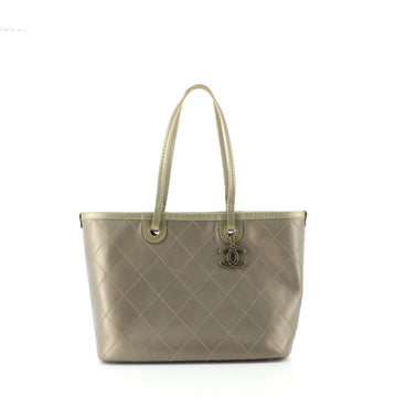 Chanel Fever Tote Quilted Caviar Small
