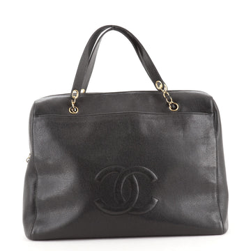 Chanel Vintage Timeless Zip Tote Caviar Large