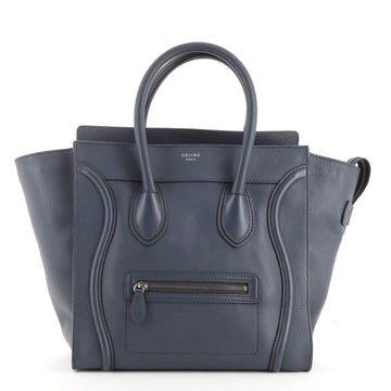 Celine Luggage Bag Grainy Leather Mini