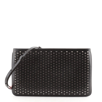 Christian Louboutin Loubiposh Clutch Spiked Leather