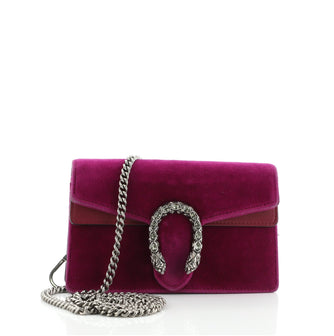 Gucci Dionysus Bag Velvet Super Mini