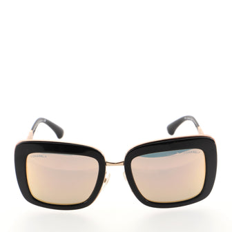 Chanel Square Sunglasses Acetate with Metal