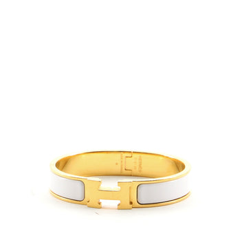 Hermes Clic H Bracelet Enamel Narrow