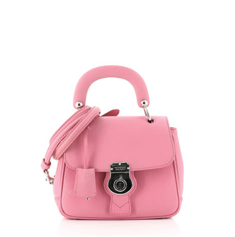 Burberry DK88 Top Handle Bag Leather Small