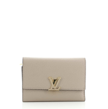 Louis Vuitton Capucines Compact Wallet Leather