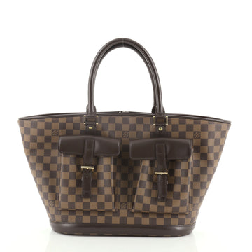 Louis Vuitton Manosque Handbag Damier GM