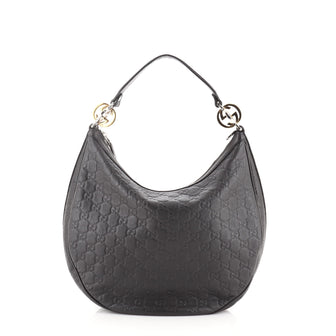Gucci Twins Hobo Guccissima Leather Medium