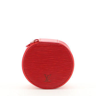 Louis Vuitton Ecrin Bijoux Jewelry Case Epi Leather PM