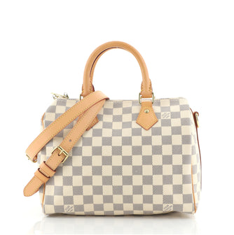 Louis Vuitton Speedy Bandouliere Bag Damier 25