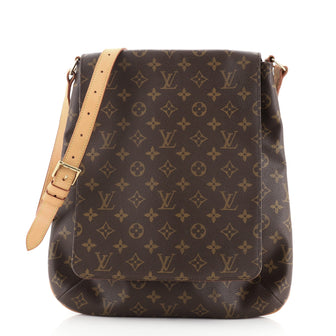 Louis Vuitton Musette Salsa Handbag Monogram Canvas GM