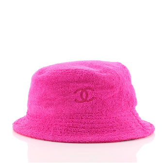 Chanel CC Bucket Hat Terrycloth
