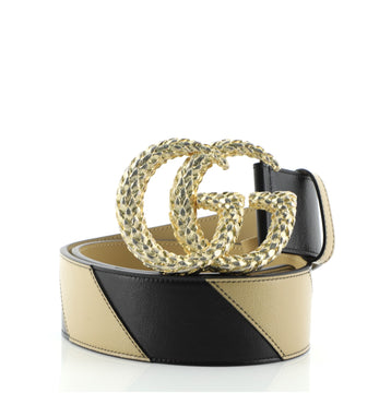 Gucci GG Marmont Belt Bag Diagonal Quilted Leather Wide