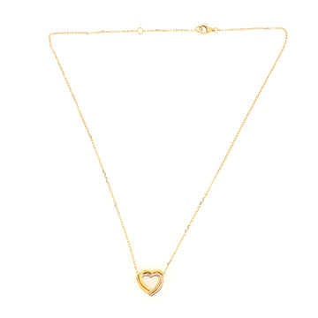 Cartier Trinity Heart Pendant Necklace 18K Tricolor Gold