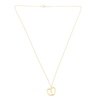 Tiffany & Co. Elsa Peretti Apple Pendant Necklace 18K Yellow Gold