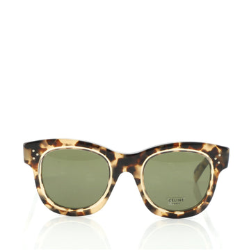 Celine Catherine Square Sunglasses Tortoise Acetate