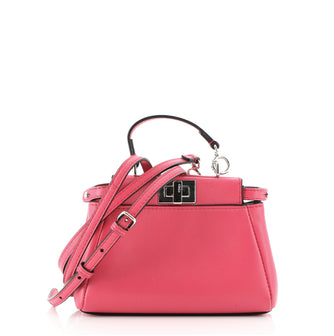 Fendi Peekaboo Bag Leather Micro